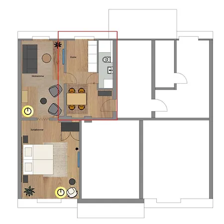Stayvision Fs43 7 - 1 Schlafzimmer - 4 Gaeste - Wlan شقة
